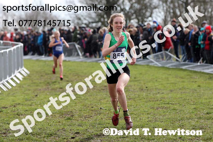 Senior womens 2019 British Athletics Inter Counties Cross Country, Prestwood Hall, Loughborough. Photo:  David T. Hewitson/Sports for All Pics